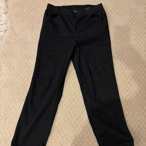Universal Standard.  Pull On.  Black Jeans.